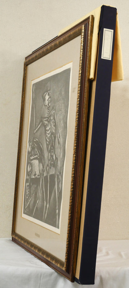 ジョルジュ　ルオー（ROUAULT）「死者よ起て!:『ミセレーレ(Miserere)』より」銅版画　付属品画像（黄袋、布タトウ箱）