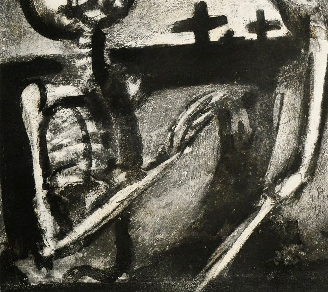ジョルジュ　ルオー（ROUAULT）「死者よ起て!:『ミセレーレ(Miserere)』より」銅版画　拡大画像7