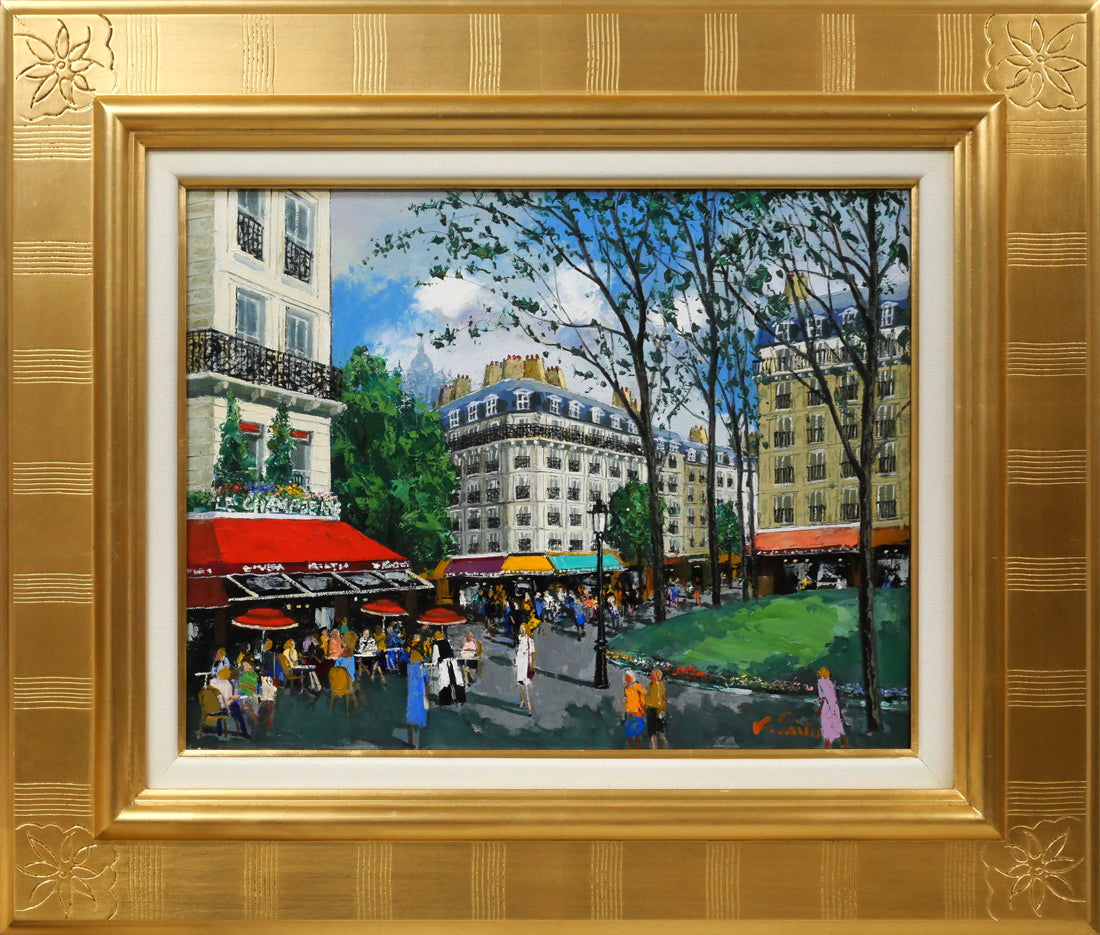 モーリス　エランジェ（MURICE　EHLINGER）「裸婦」油絵・仏F15号