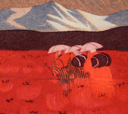 斎藤真一「虞美人草」銅版画　拡大画像8