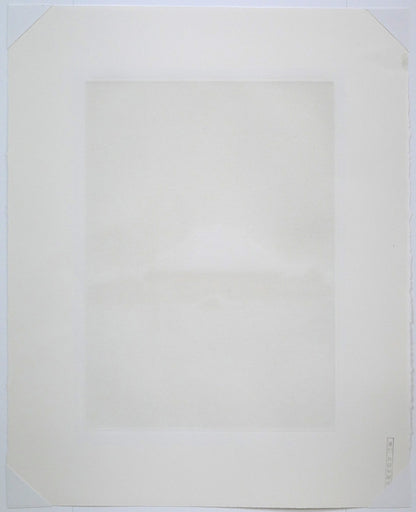 斎藤真一「星（「雪国」三部作）」銅版画　作品シート裏側画像