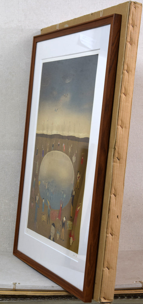 斎藤真一「ライムライト」銅版画　付属品画像（差し箱）