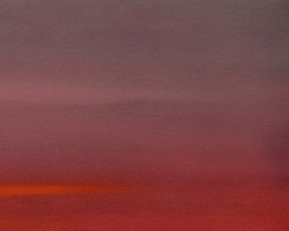 斎藤真一「陽の野」リトグラフ　拡大画像2