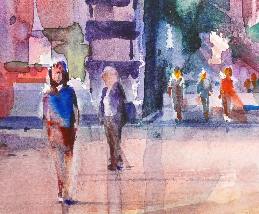 絵画・額縁・版画・芳岡 ひでき・新品未使用・砂山くずしの後で