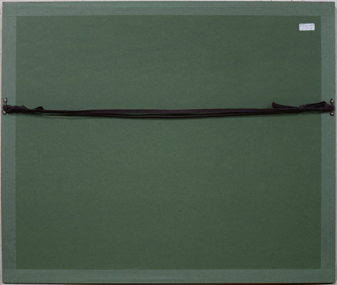 坂本直行「ドーム・グレーシャー（カナダ）」水彩画・6号　額縁裏側画像