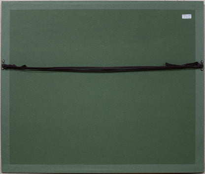 坂本直行「ドーム・グレーシャー（カナダ）」水彩画・6号　額縁裏側画像