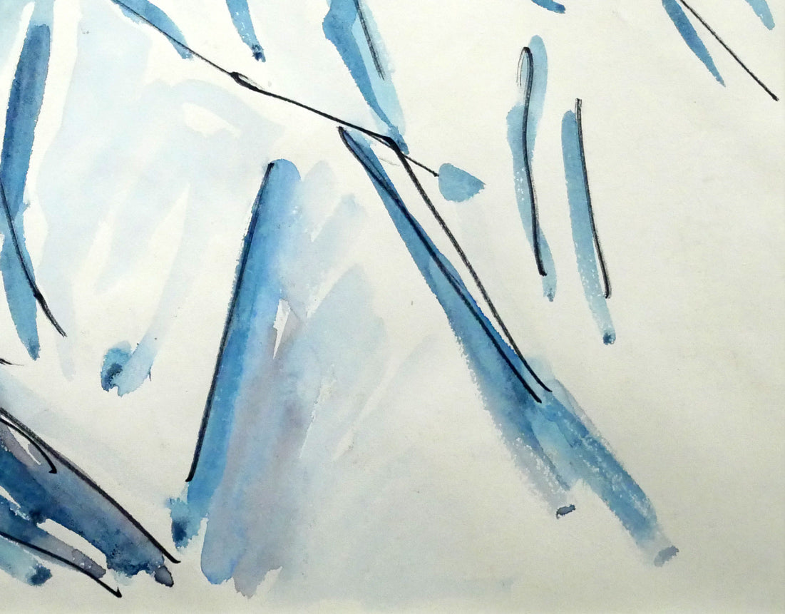 坂本直行「石狩岳(両面作品)」水彩画・6号 絵画買取・販売の小竹美術 坂本直行「石狩岳(両面作品)」水彩画・6号 絵画買取・販売の小竹美術
