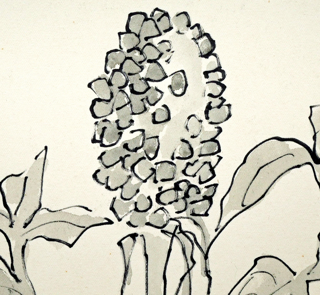 坂本直行「蛇のたいまつ」水彩画・3号　拡大画像2