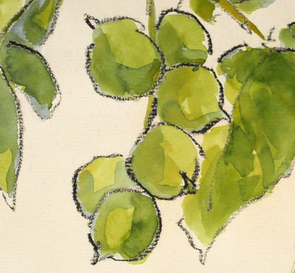 坂本直行「こくわ」水彩画・3号　拡大画像5