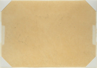 坂本直行「十勝岳」水彩画・3号小　作品裏側画像