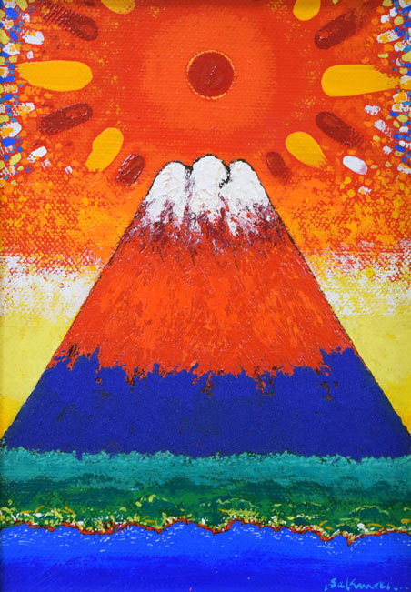 櫻井孝美「燿」油絵・SM　作品全体拡大画像