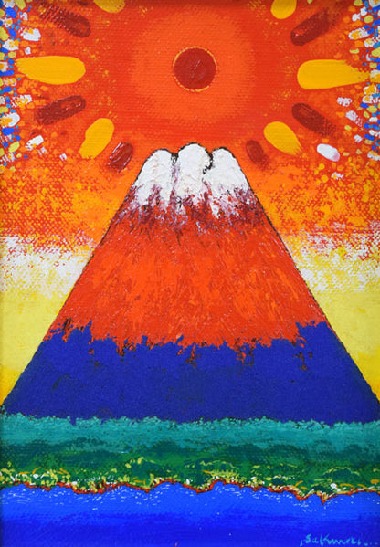 櫻井孝美「燿」油絵・SM　作品全体拡大画像