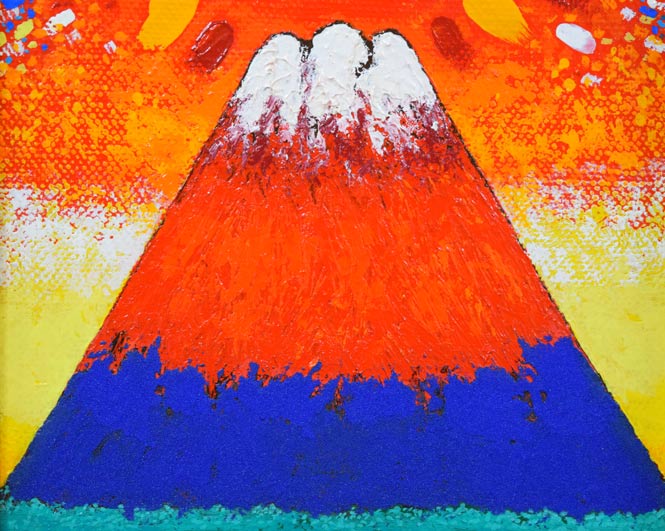 櫻井孝美「燿」油絵・SM　拡大画像2