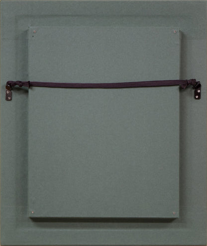 櫻井孝美「燿」油絵・SM　額縁裏側画像