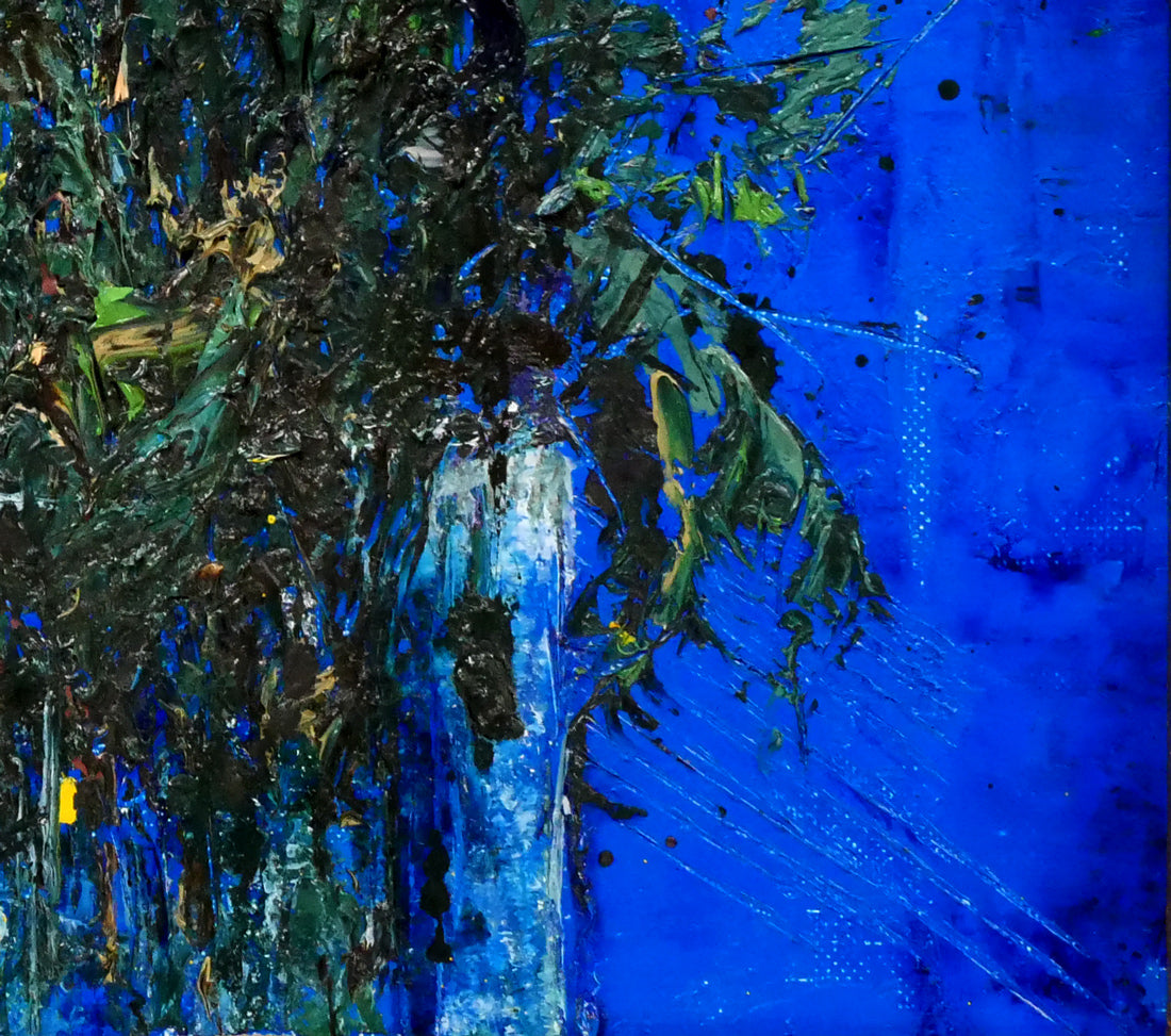 笹山峻弘[俊弘]「初秋の花」油絵・F4号　拡大画像6