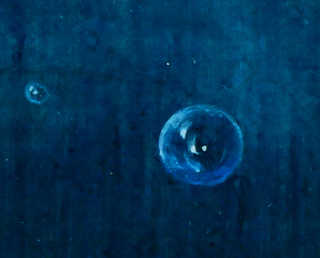 佐藤武「冬のオアシスⅡ」アクリル画（18.5×14.5cm）　拡大画像4