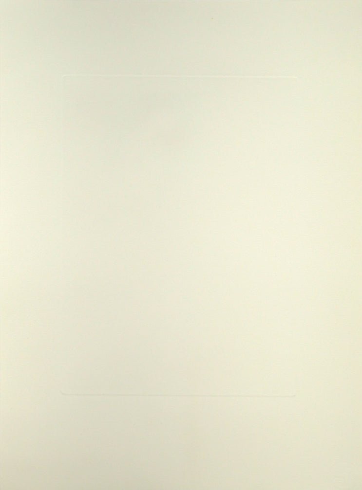 佐藤忠良「座像（或る日の女Ⅳ）」エッチング（銅版画）・限定品　作品シート裏側画像