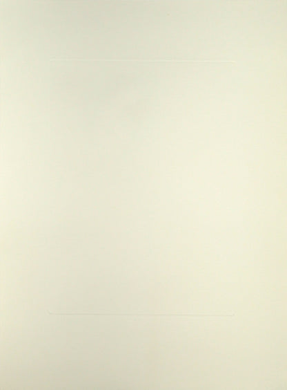 佐藤忠良「座像（或る日の女Ⅳ）」エッチング（銅版画）・限定品　作品シート裏側画像