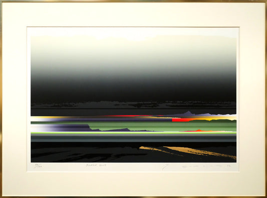 沢田哲郎「FLASH　ZONE」シルクスクリーン版画