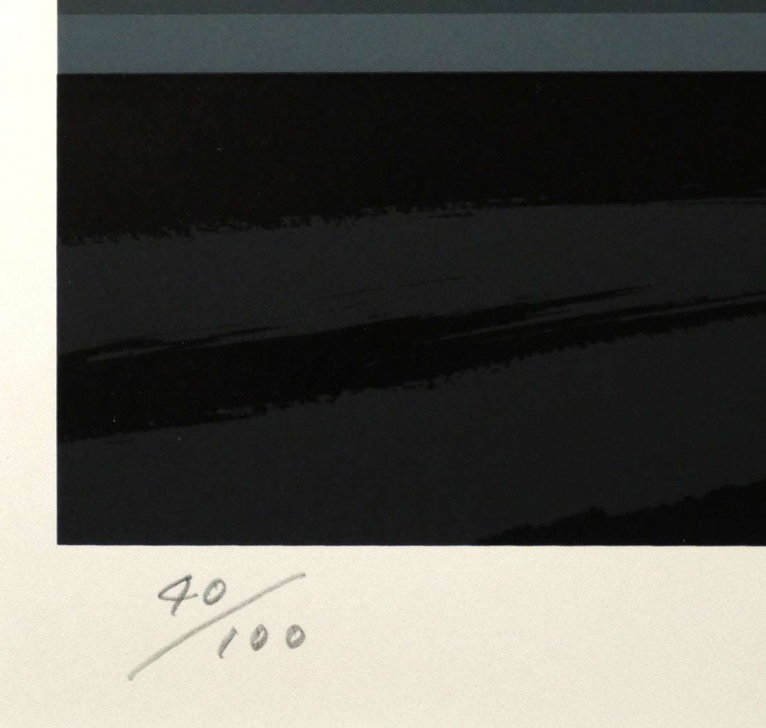 沢田哲郎「FLASH　ZONE」シルクスクリーン版画　限定番号（ed,40/100）