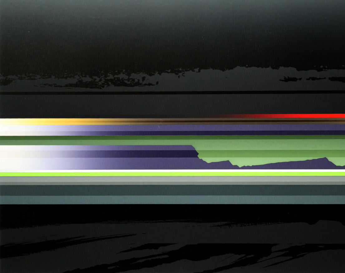 沢田哲郎「FLASH　ZONE」シルクスクリーン版画　拡大画像3