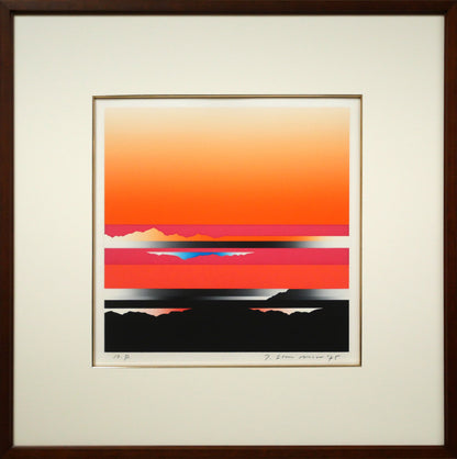 沢田哲郎「SKY　SCAPE　シリーズ」シルクスクリーン版画