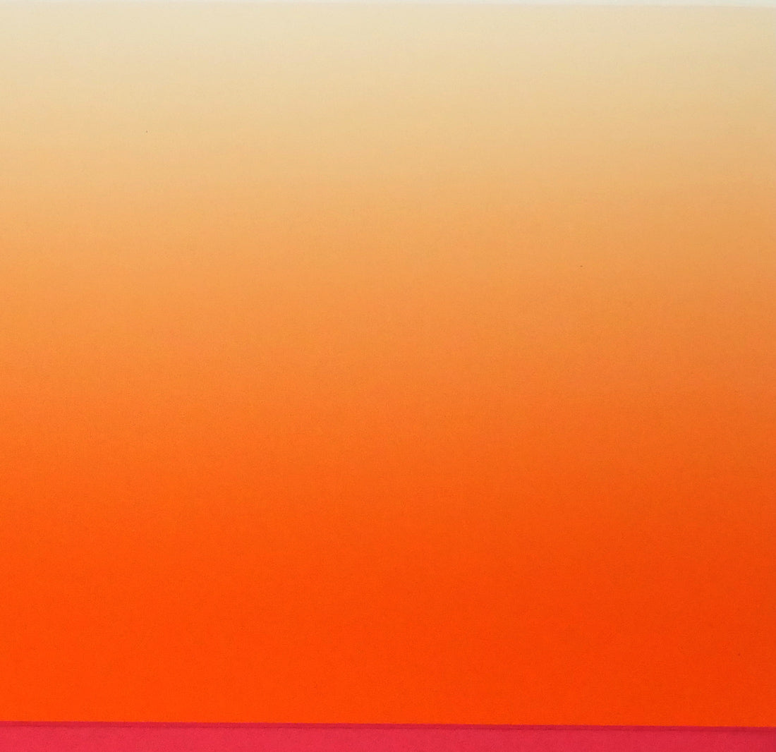 沢田哲郎「SKY　SCAPE　シリーズ」シルクスクリーン版画　拡大画像2