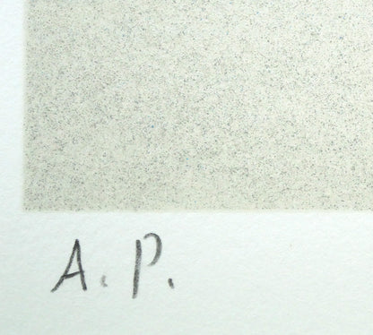 千住博「朝の大和」リトグラフ　限定番号（ed,A.P.＝作家保存版）
