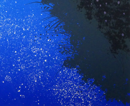 千住博「水」リトグラフ　拡大画像11