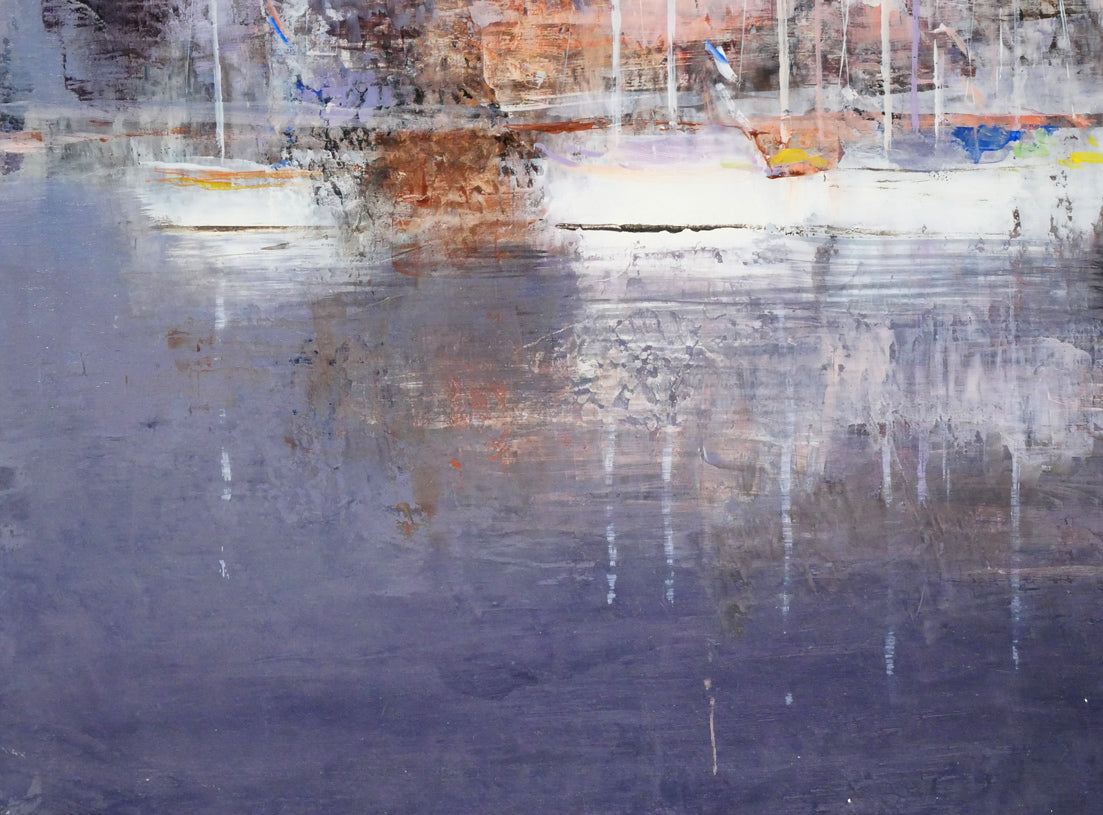 島田三郎「フェカン（フランス）」油絵・P10号　拡大画像3