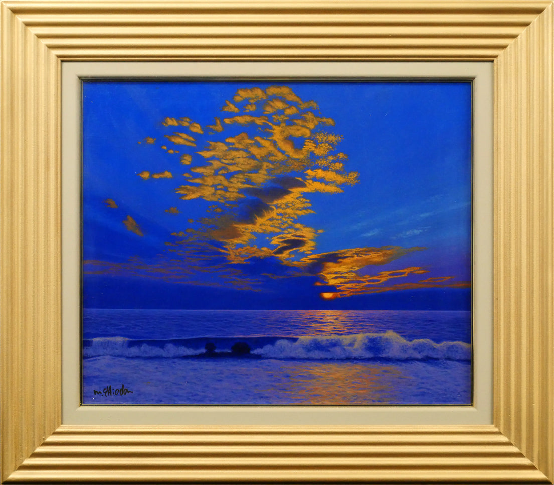 小川清「小樽祝津風景」油絵・F8号 絵画買取・販売の小竹美術