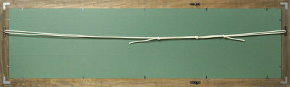 城本敏由樹「福鳥と赤富士（天上天下唯我独尊）」墨・彩色画・60号大　額縁裏側画像