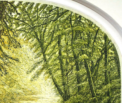 ステファン　ウイットル（Stephen　Whittle）「Sunlit　waters」銅版画　拡大画像2