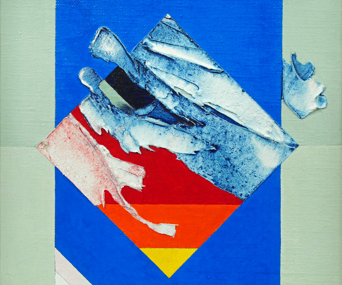 菅原弘記「シリーズ浮遊〈愛－1〉」油絵・F4号　拡大画像1