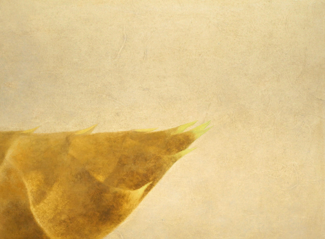 杉山寧「筍図」日本画・12号　拡大画像3