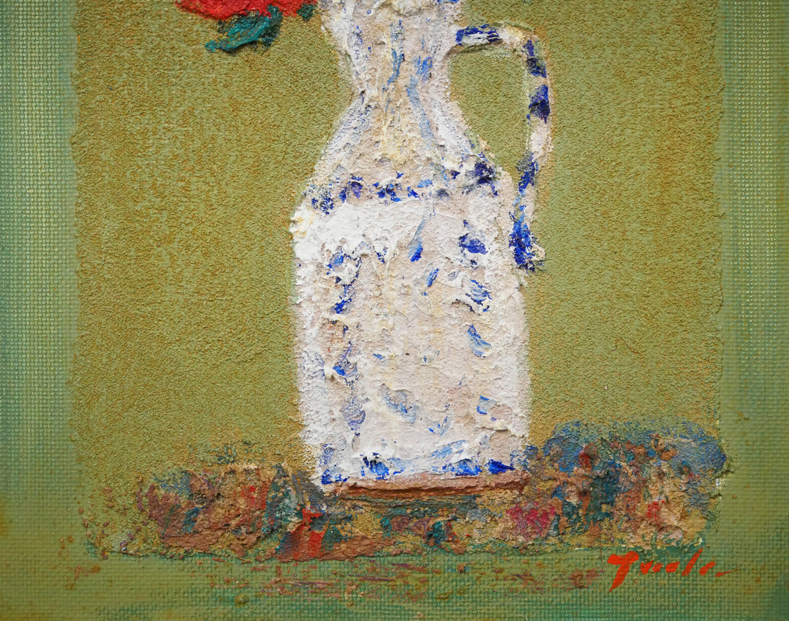 多田博一「アネモネ」油絵・SM 絵画買取・販売の小竹美術