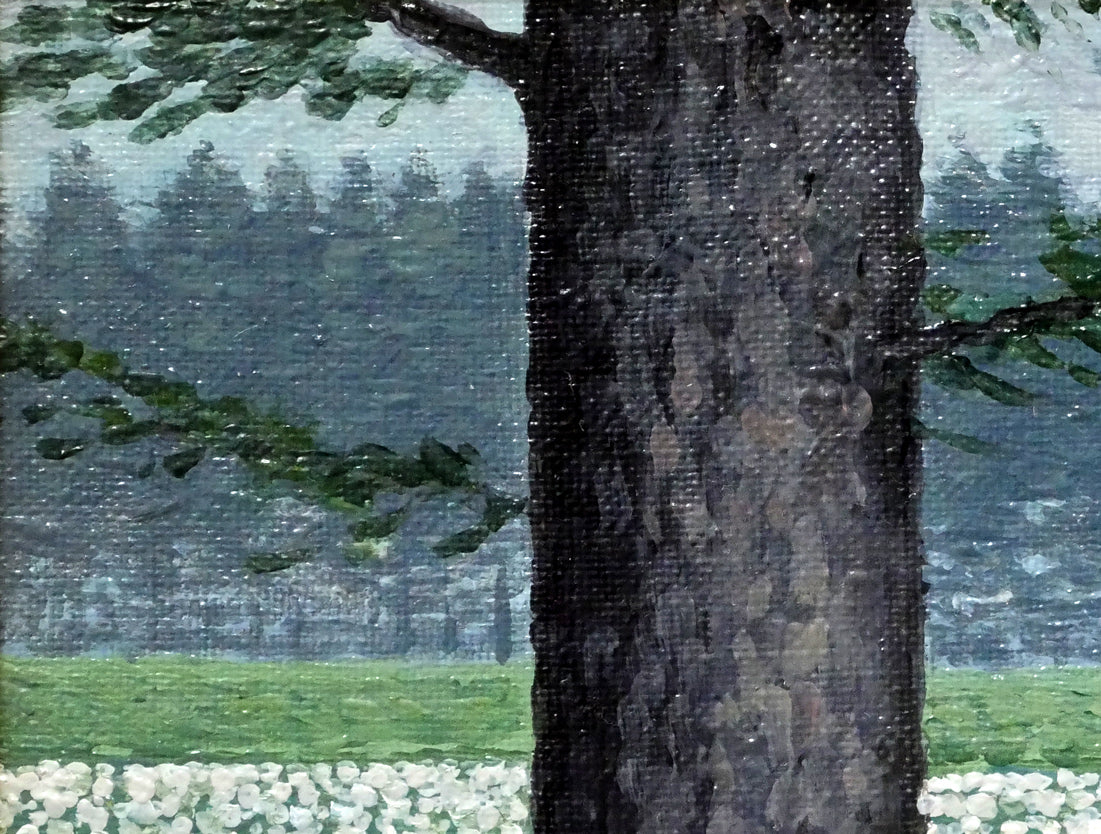 高橋幸男「じゃがいも畑1（鹿追）」油絵・SM　拡大画像1