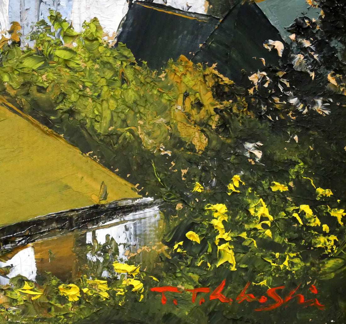 高橋哲夫「ハリストス教会（函館）」油絵・F4号　拡大画像5