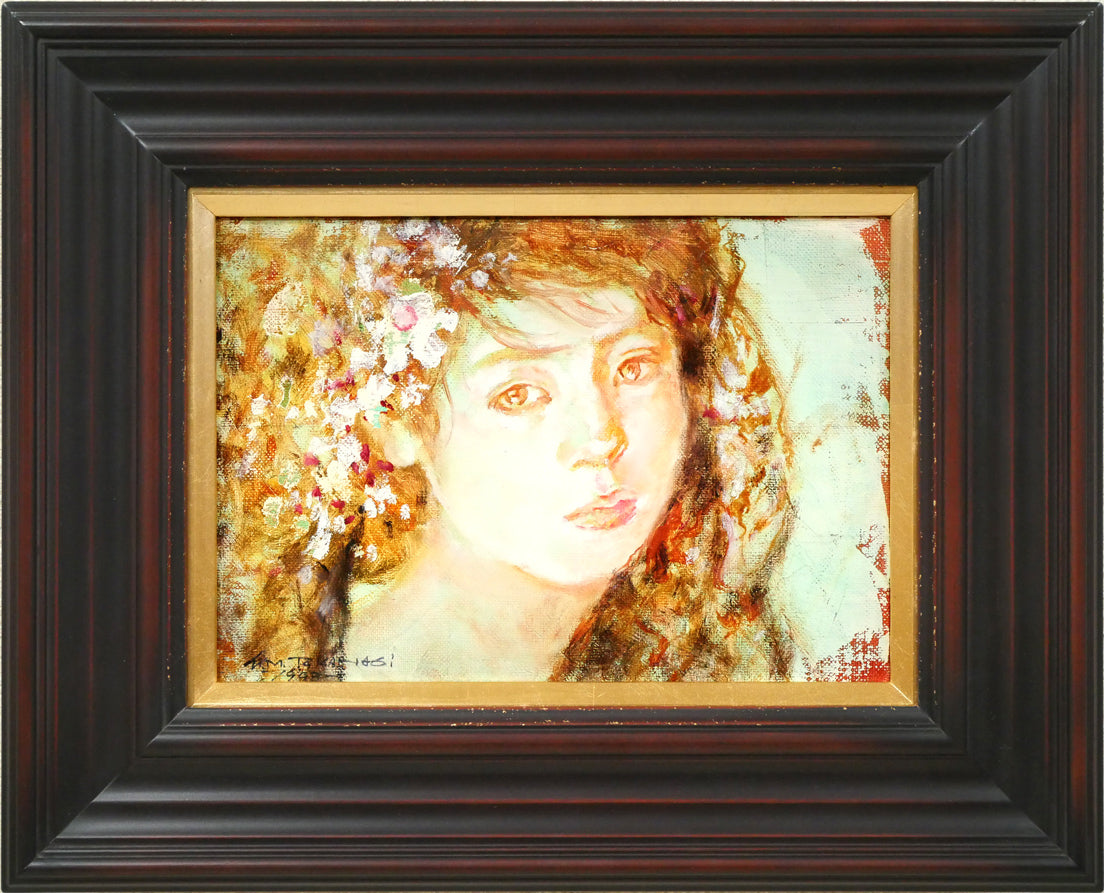 秋元清弘「犬吠埼」油絵・変形15号