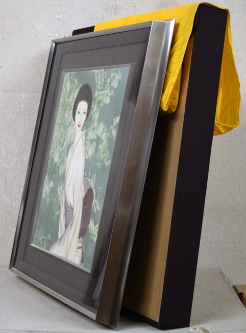みどり（月刊クォリティ表紙絵原画） 絵画買取・販売の小竹美術