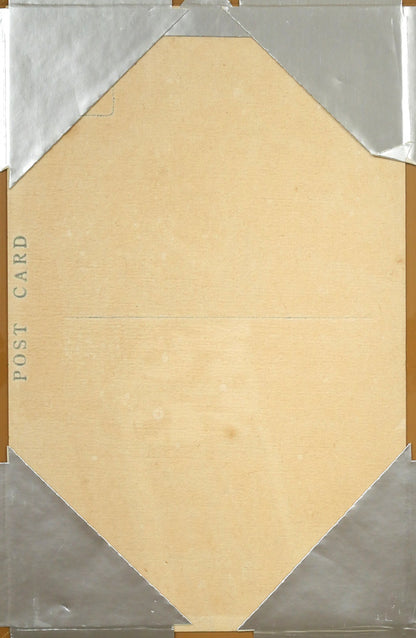 竹久夢二「恋ごころ『夢二小品版画集』加藤版画研究所」木版画　作品シート裏側画像