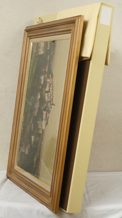 武本春根（はる根）「追想サンポール（南フランス）」油絵・変形15号　付属品画像