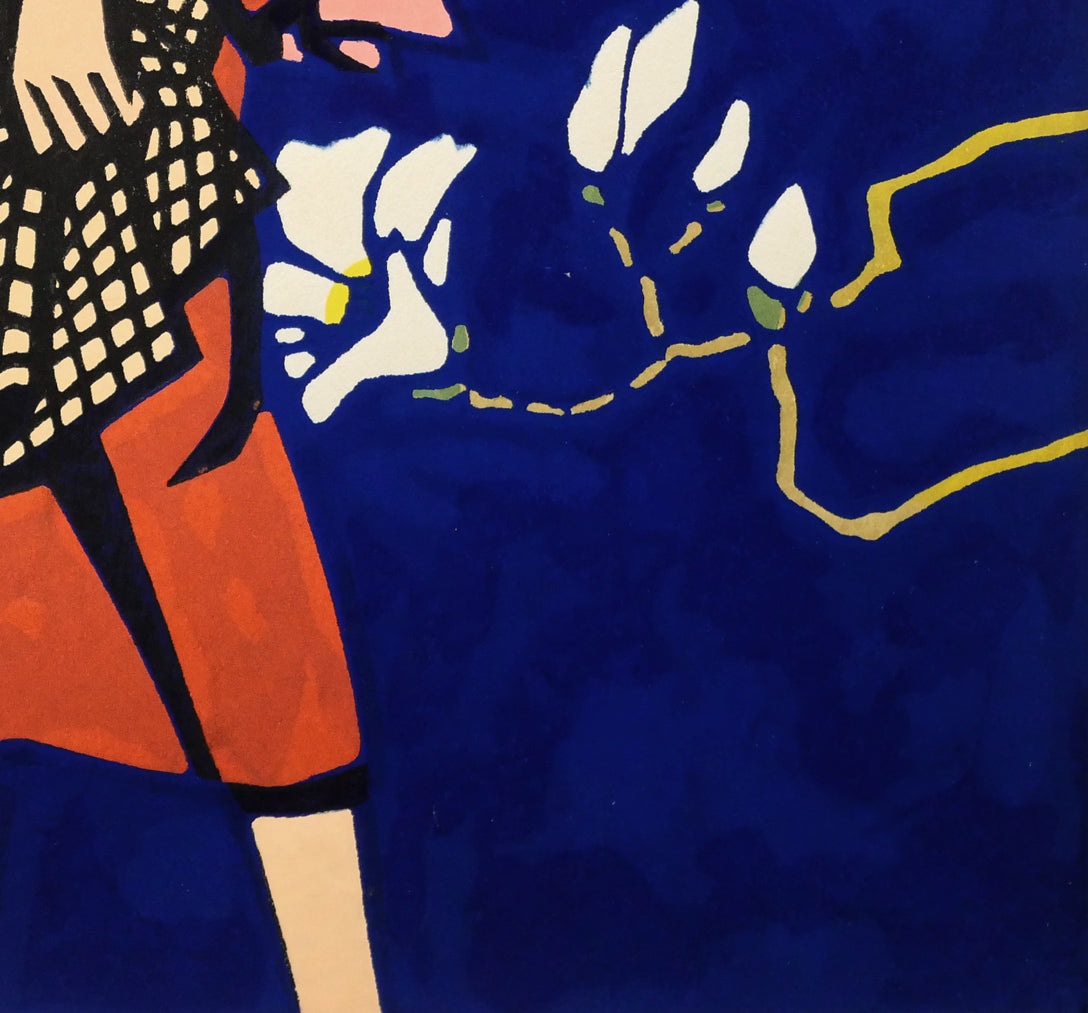 滝平二郎「こぶしの花」木版画 絵画買取・販売の小竹美術