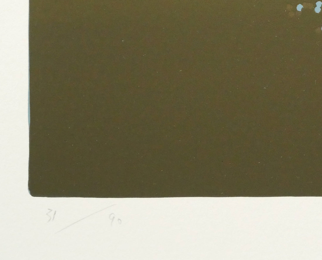 田中正秋「白浜海女まつり（千葉県・松明トーチ）」版画　限定番号（ed,31/90）