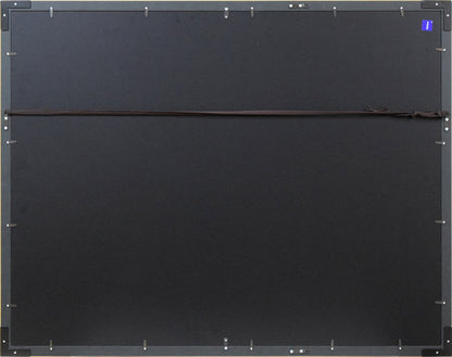 谷内六郎「冬のシャボン玉」木版画　額縁裏側画像