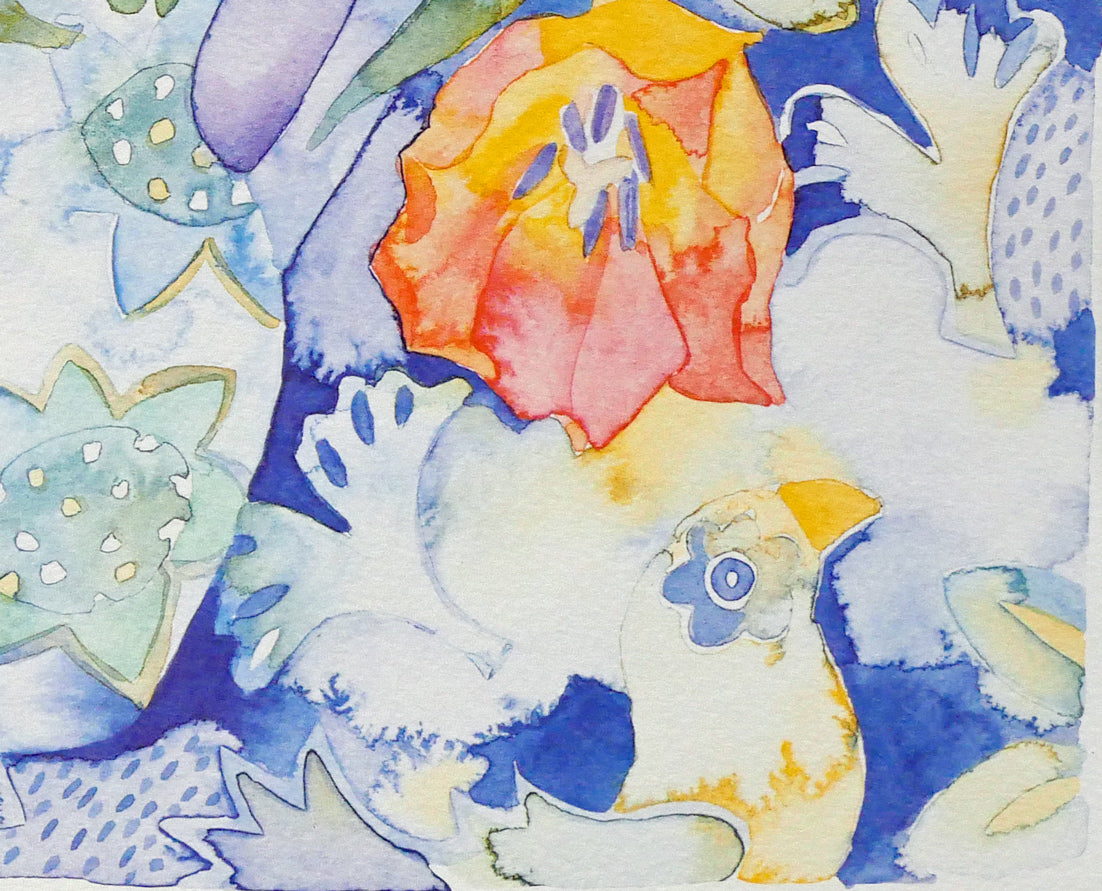 タニヤ　ショート（TANYA　SHORT）「French　Tulips」リトグラフ　拡大画像6