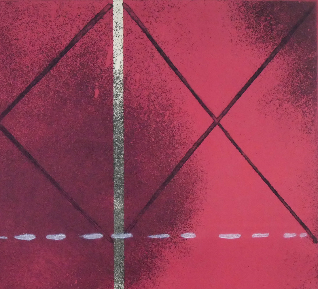 アントニ・タピエス（Antoni　Tapies）「Triptyque.1976」カラーエッチング（銅版画）　拡大画像2
