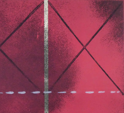 アントニ・タピエス（Antoni　Tapies）「Triptyque.1976」カラーエッチング（銅版画）　拡大画像2