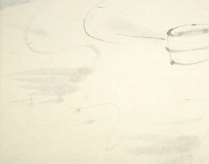 東郷青児「登別温泉　第一瀧本」水彩画・色紙　拡大画像6