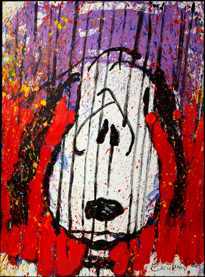 トム　エバハート（TOM　EVERHART）「WINTER」リトグラフ　作品全体画像